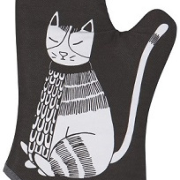 Now Designs Oven Mitts Cats Purr Party Set/2 NWT - Picture 2 of 2